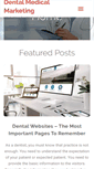 Mobile Screenshot of dentalmedicalmarketing.com